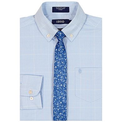 Boys 8-20 IZOD 2-Piece Long Sleeve Stretch Shirt & Tie Set