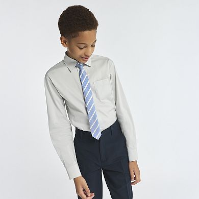 Boys 8-20 IZOD 2-Piece Long Sleeve Stretch Shirt & Tie Set