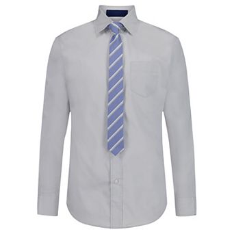 Boys 8-20 IZOD 2 pc Long Sleeve Stretch Shirt & Tie Set