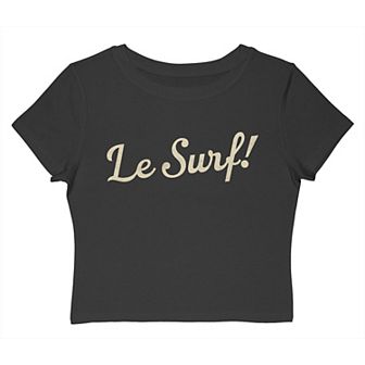 Juniors' Grayson Threads The Label Le Surf Graphic Baby Tee