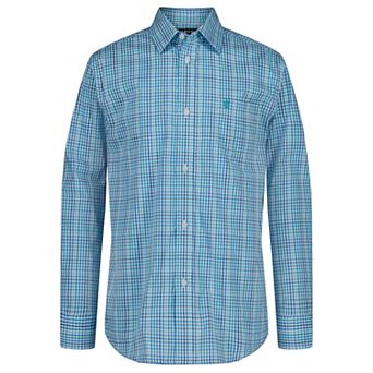 Boys 8-20 IZOD Long Sleeve Stretch Provincetown Plaid Shirt