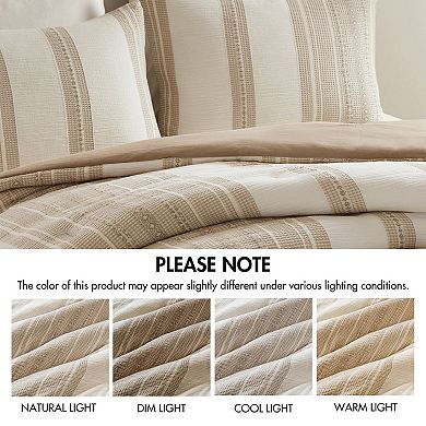 Woolrich Mesa Waffle Gauze Cotton Comforter Set