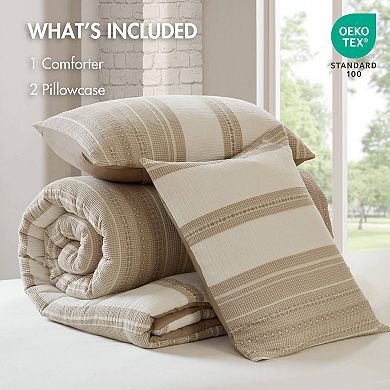 Woolrich Mesa Waffle Gauze Cotton Comforter Set