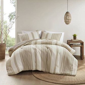 Woolrich Mesa 3 pc Waffle Gauze Cotton Comforter Set
