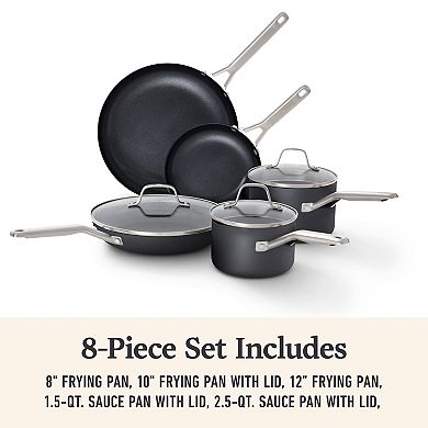 Calphalon® Hard-Anodized Nonstick 8-pc. Cookware Set