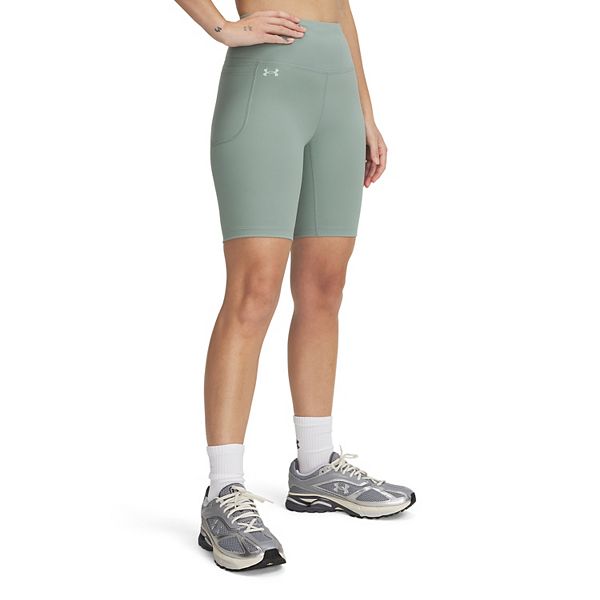 Women's Under Armour Motion 8-in. Bike Shorts - Silica Green (X SMALL)