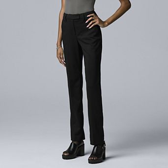 Petite Simply Vera Vera Wang High Rise Flare Trouser