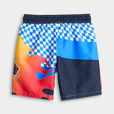 Boys 7-10 Hot Wheels Graphic Swim Bottoms