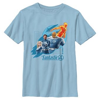 Boys 8-20 Marvel The Fantastic Four Team Graphic Tee