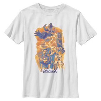 Boys 8-20 Marvel The Fantastic Four Movie Poster Graphic Tee