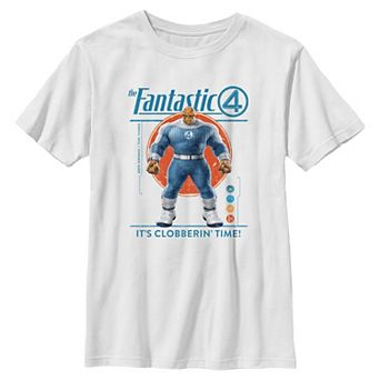 Boys 6-20 Marvel The Fantastic Four The Thing It's Clobberin' Time Graphic Tee