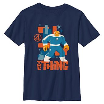 Boys 8-20 Marvel The Fantastic Four The Thing Vintage Style Graphic Tee