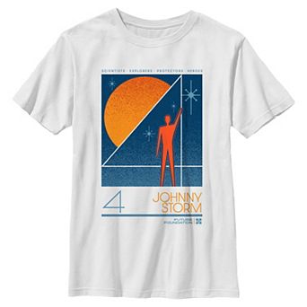 Boys 8-20 Marvel The Fantastic Four Johnny Storm Future Foundation Graphic Tee
