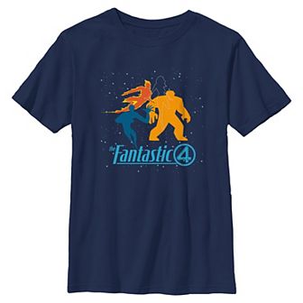 Boys 8-20 Marvel The Fantastic Four Silhouettes Poster Graphic Tee