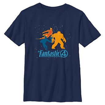 Boys 6-20 Marvel The Fantastic Four Silhouettes Poster Graphic Tee