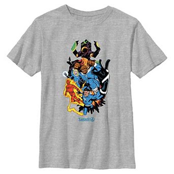 Boys 6-20 Marvel The Fantastic Four Fantastic Four Print Galactus Graphic Tee