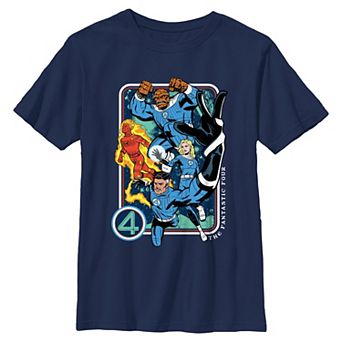 Boys 8-20 Marvel The Fantastic Four Powers Poster Graphic Tee