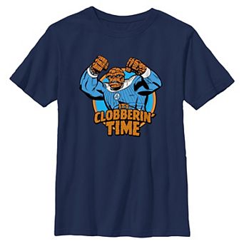 Boys 8-20 Marvel The Fantastic Four It's Clobberin' Time Stamp Graphic Tee