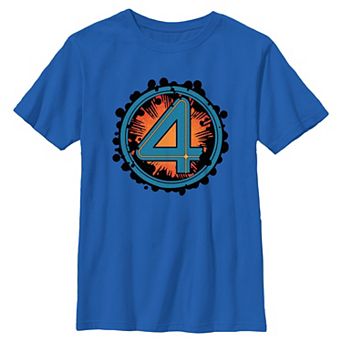 Boys 6-20 Marvel The Fantastic Four Glare Logo Graphic Tee