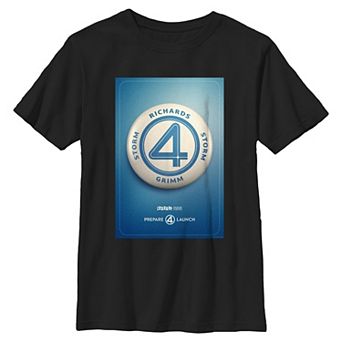 Boys 6-20 Marvel The Fantastic Four Prepare For Launch Graphic Tee