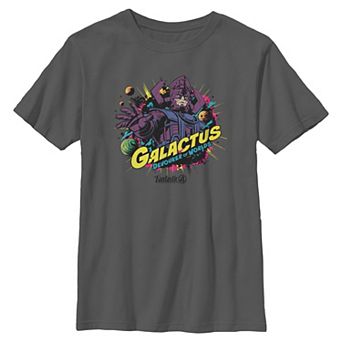 Boys 8-20 Marvel The Fantastic Four Galactus Devourer Of Worlds Stamp Graphic Tee