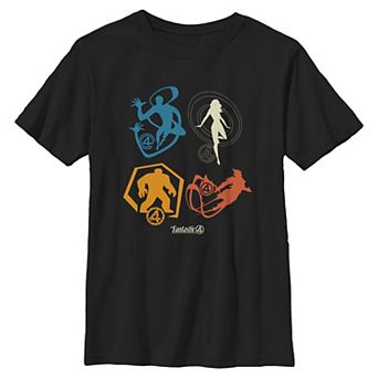 Boys 6-20 Marvel The Fantastic Four Silhouettes Graphic Tee
