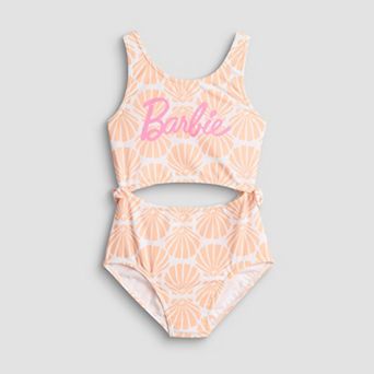 Girls 4-6x Barbie One-Piece Swimsuit