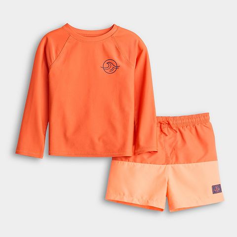 Детский комплект-рашгард с плавками Jumping Beans Colorblock