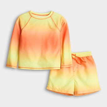 Baby & Toddler Jumping Beans® 2 pc Rashguard & Swim Suit Set