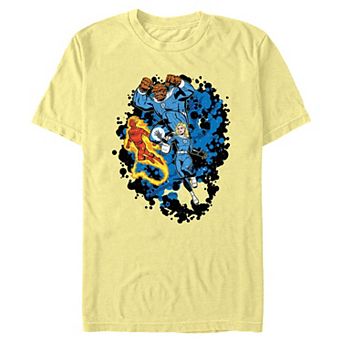 Men's Marvel The Fantastic Four: First Steps Protectors In Action Graphic Tee