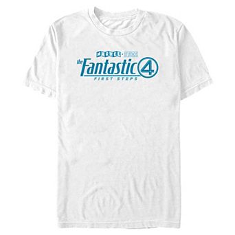 Men's Marvel The Fantastic Four: First Steps Title Logo Graphic Tee