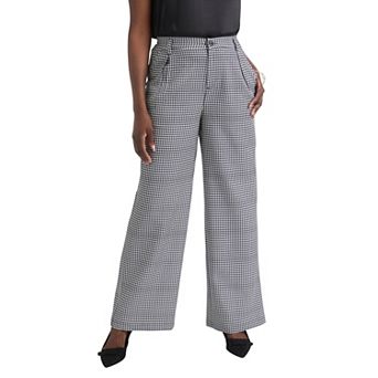 Jessica London Women's Plus Size Bi-Stretch Wide Leg Pant