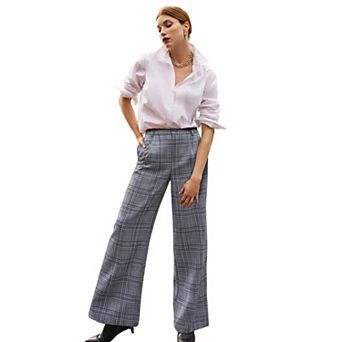 Jessica London Women's Plus Size Bi-Stretch Wide Leg Pant