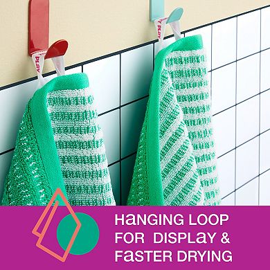 Town & Country 4-pc. Striped Reversible 100% Cotton Terry Towel Set