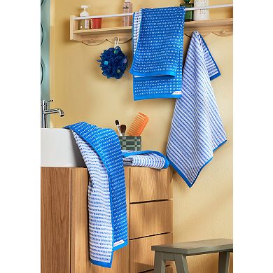 Town & Country 4-pc. Striped Reversible 100% Cotton Terry Hand Towel Set