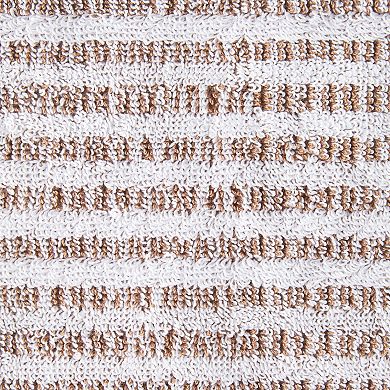 Town & Country 4-pc. Striped Reversible 100% Cotton Terry Washcloth Set