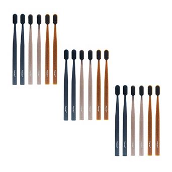 3 Packs of 100% Cedarwood Toothbrushes (6-Pack Each)