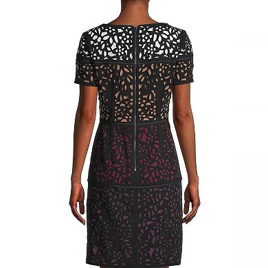 Women's Focus By Shani Laser Cut Dress