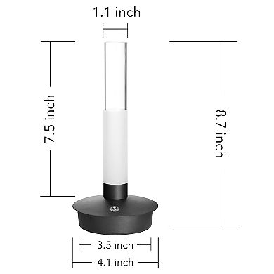 3-Color Changing Dimmable Vase Table Lamp