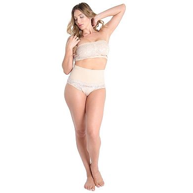 High-waisted Lace Seamless Shaping Panties