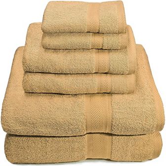 Designer Plush 6 pc 100% Cotton Towel Set