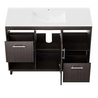 48-Inch Modern Bathroom Vanity with Sink,Ample Storage