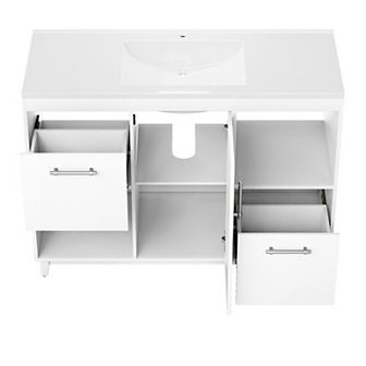 48-Inch Modern Bathroom Vanity with Sink,Ample Storage