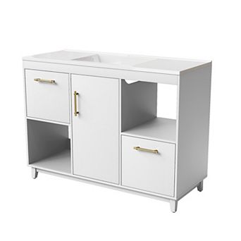 48-Inch Modern Bathroom Vanity with Sink,Ample Storage