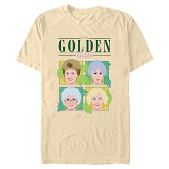 Men's The Golden Girls Characters Faces Graphic Tee