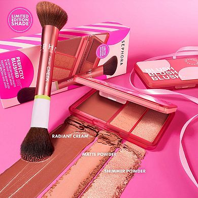 Perfectly Blushed Makeup Blush and Brush Set