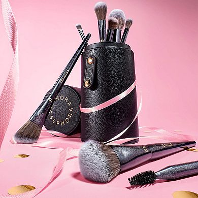 8-Piece Pro Face and Eye Brush Set