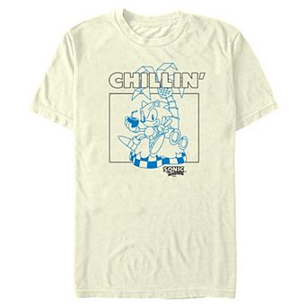 Men's Sonic the Hedgehog Chillin' Poster Graphic Tee