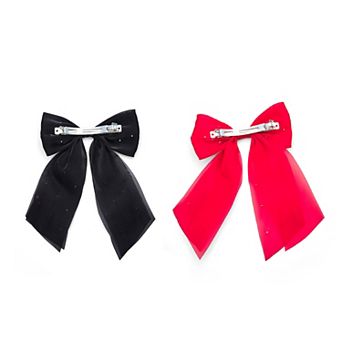 Emberly 2 pc Bow Hair Clips Set