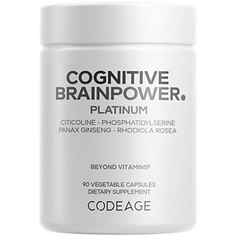 Codeage Cognitive Brainpower Platinum, Cognizin Citicoline 90 ct